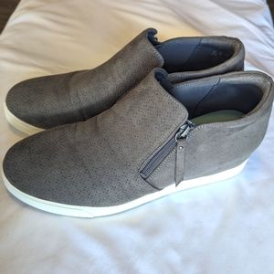 Dr. Scholl's grey wedge sneakers, size 11